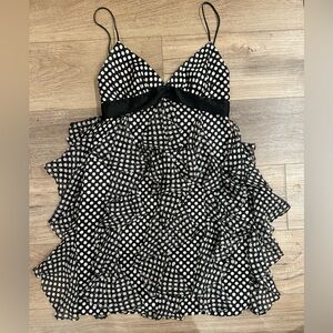 Milly of New York Polka Dot Mini Dress